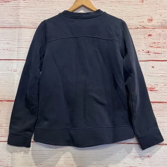 Lululemon Fleece Be True Crew in Inkwell Sz 6 - Picture 10 of 12